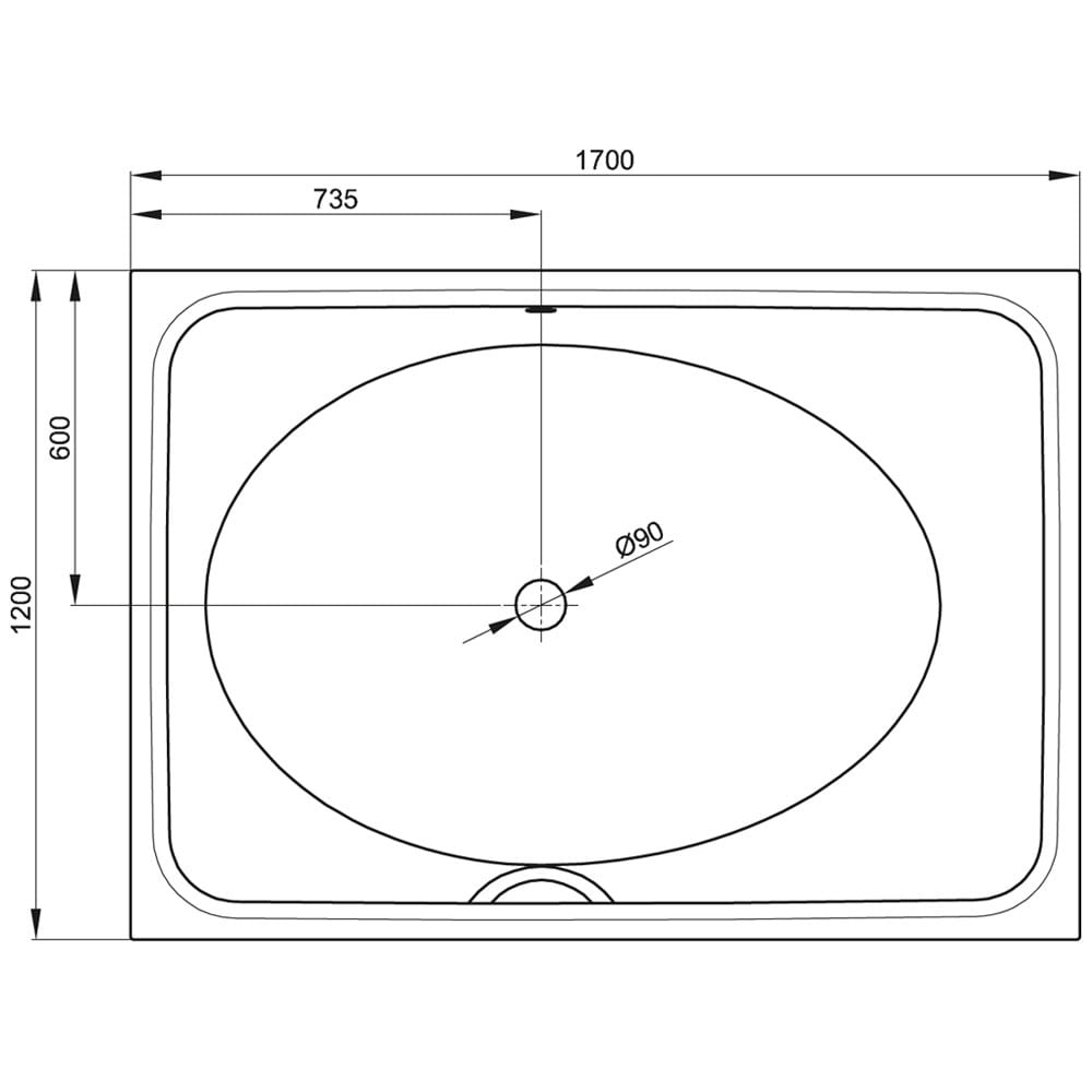 картинка Стальная ванна Bette Spa 170x120 см, 6860-000 от магазина Одежда+
